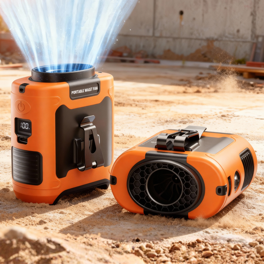 Heat Hero™ 3-in-1 Cooling Waist Fan with Powerbank & Flashlight