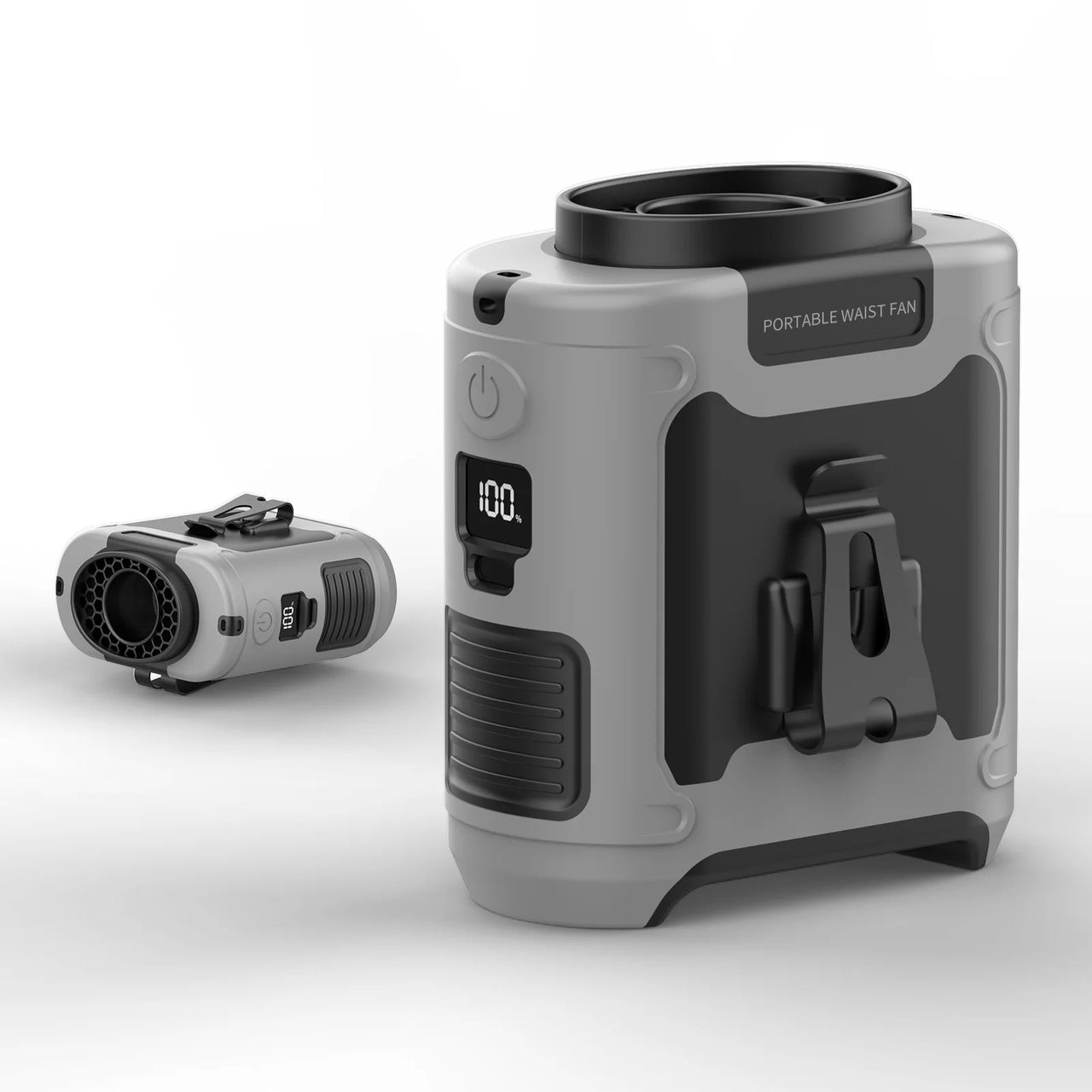 Heat Hero™ 3-in-1 Cooling Waist Fan with Powerbank & Flashlight